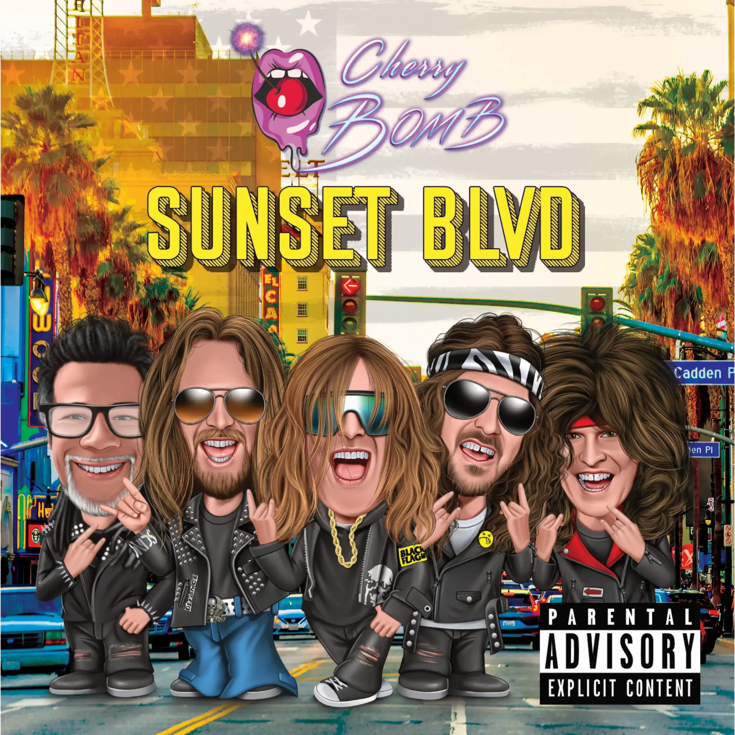 Cherry Bomb brings your right dose of rock ‘n roll with its new album “Sunset BLVD.”