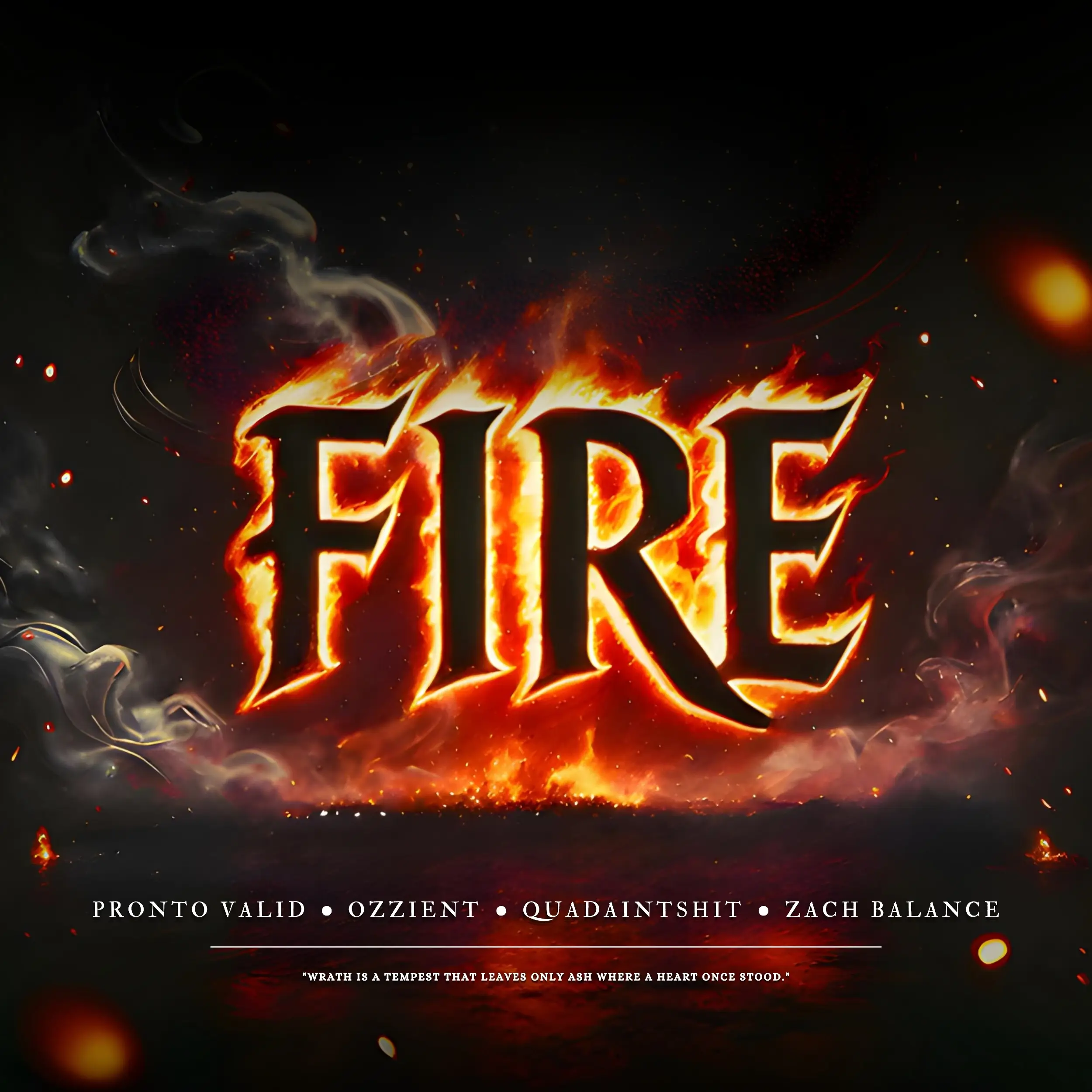 Sometimes, you get overproduced noise with a hundred hands on the mixer. And sometimes, you get a track like FIRE