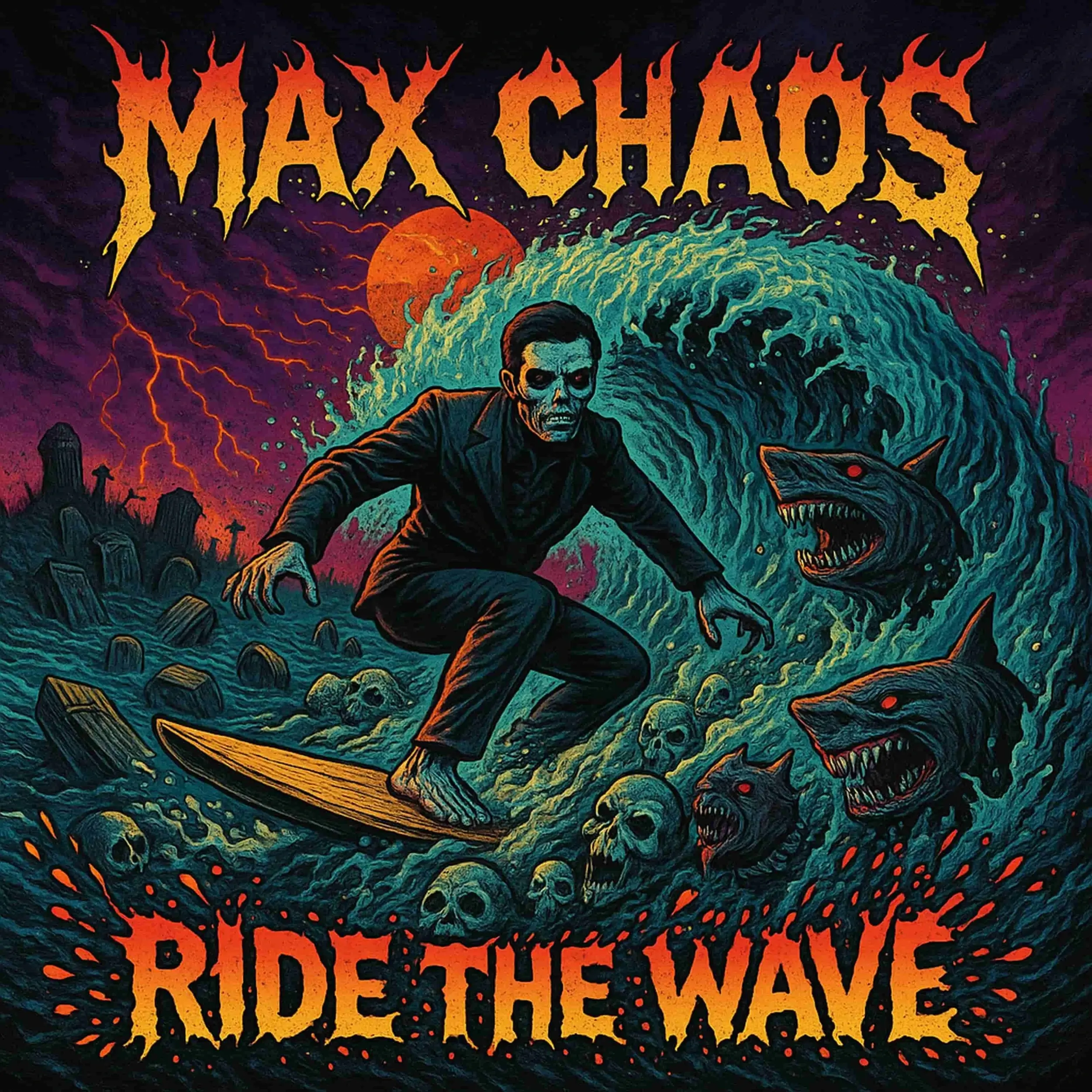 Ride The Wave by Max Chaos is a must-listen if you’re tired of that monotonous, repetitive life