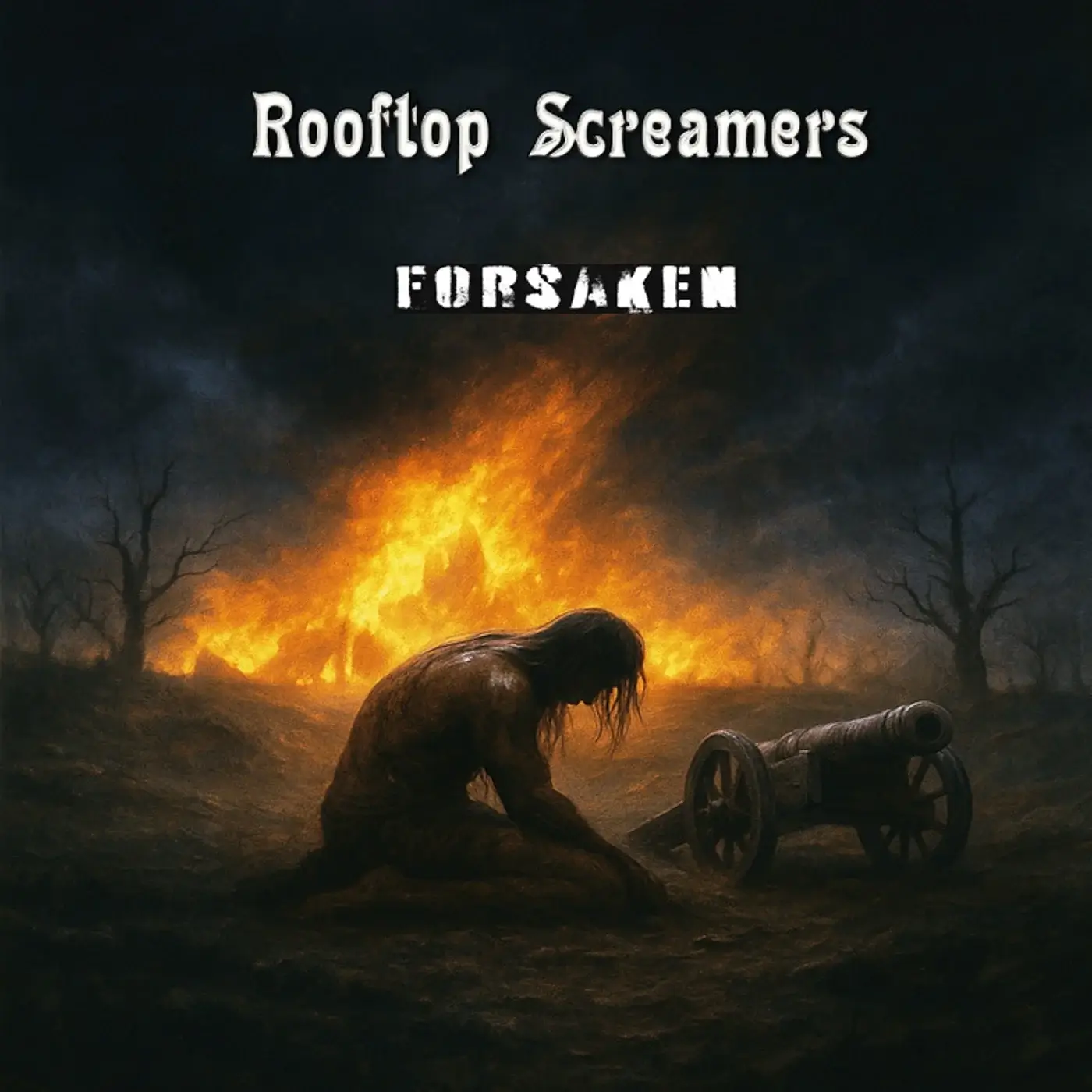Rooftop Screamers’ “Forsaken” Is A Foreboding Doom In Grit and Distortion