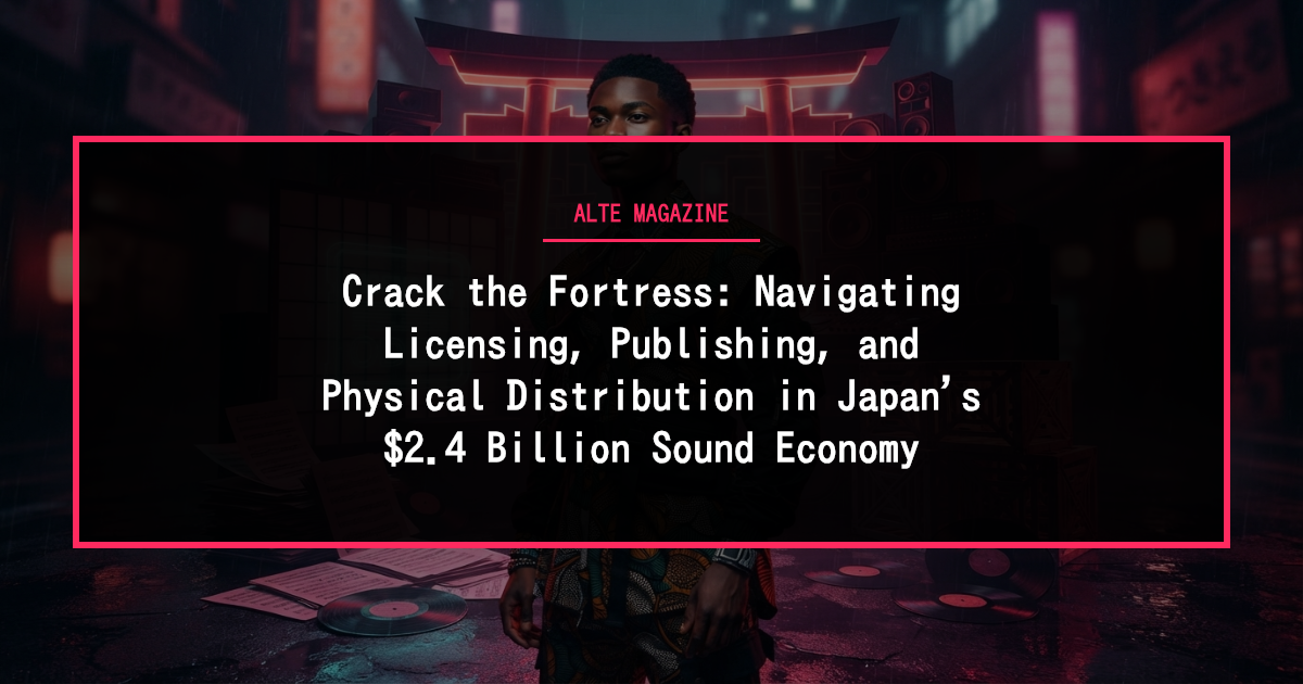 music news - Crack the Fortress: Navigating Licensing, Publishing, and Physical Distribution in Japan's $2.4 Billion Sound Economy