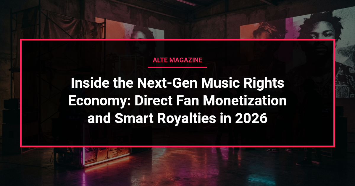 music news - Inside the Next-Gen Music Rights Economy: Direct Fan Monetization and Smart Royalties in 2026