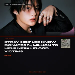 Stray Kids’ Lee Know Donates ₱4 Million to Help Nepal Flood Victims