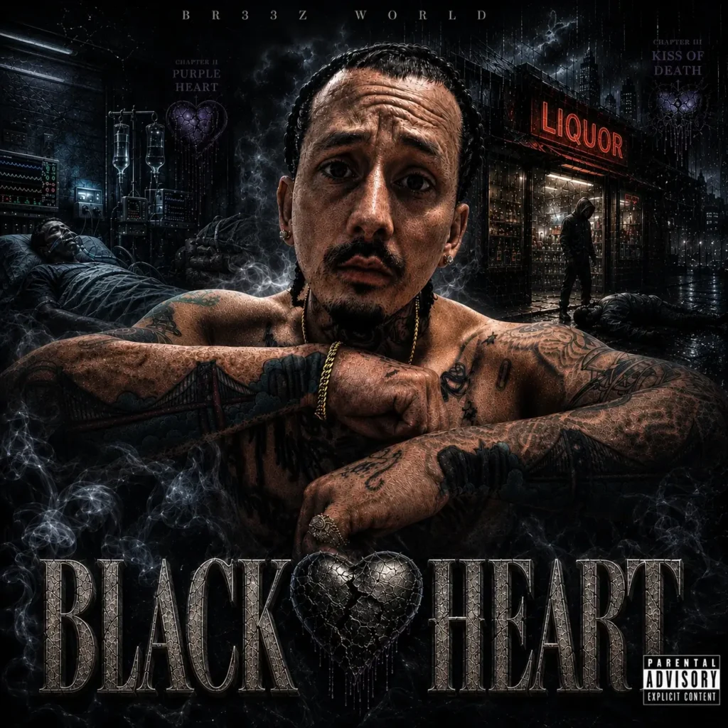 BR33Z WORLD’s Black Heart Is a Tale of Life, Suffering, and Success